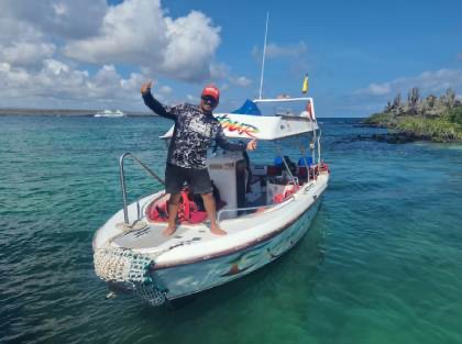 Bootsausflug auf Galápagos (Santa Cruz)