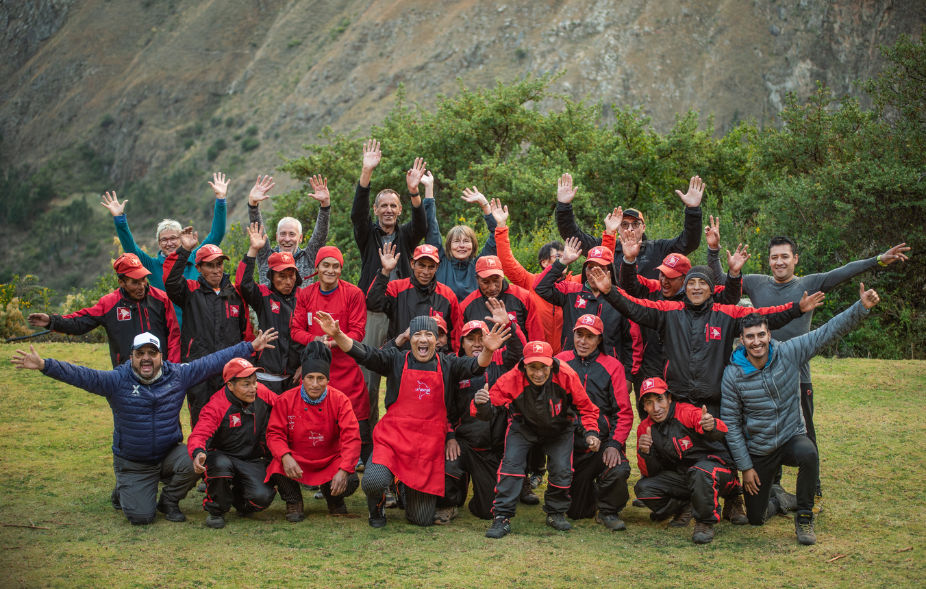 Papaya-Tours-Team des Inka Trails in Peru